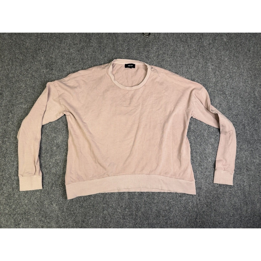 Women's Me + Em Pullover Sweatshirt Size Medium Casual Crewneck Sweater
